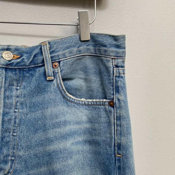 ❗️SOLD❗️Agolde Distressed Jamie High Rise Classic in Dakota Jeans Size 29 - Picture 4 of 8